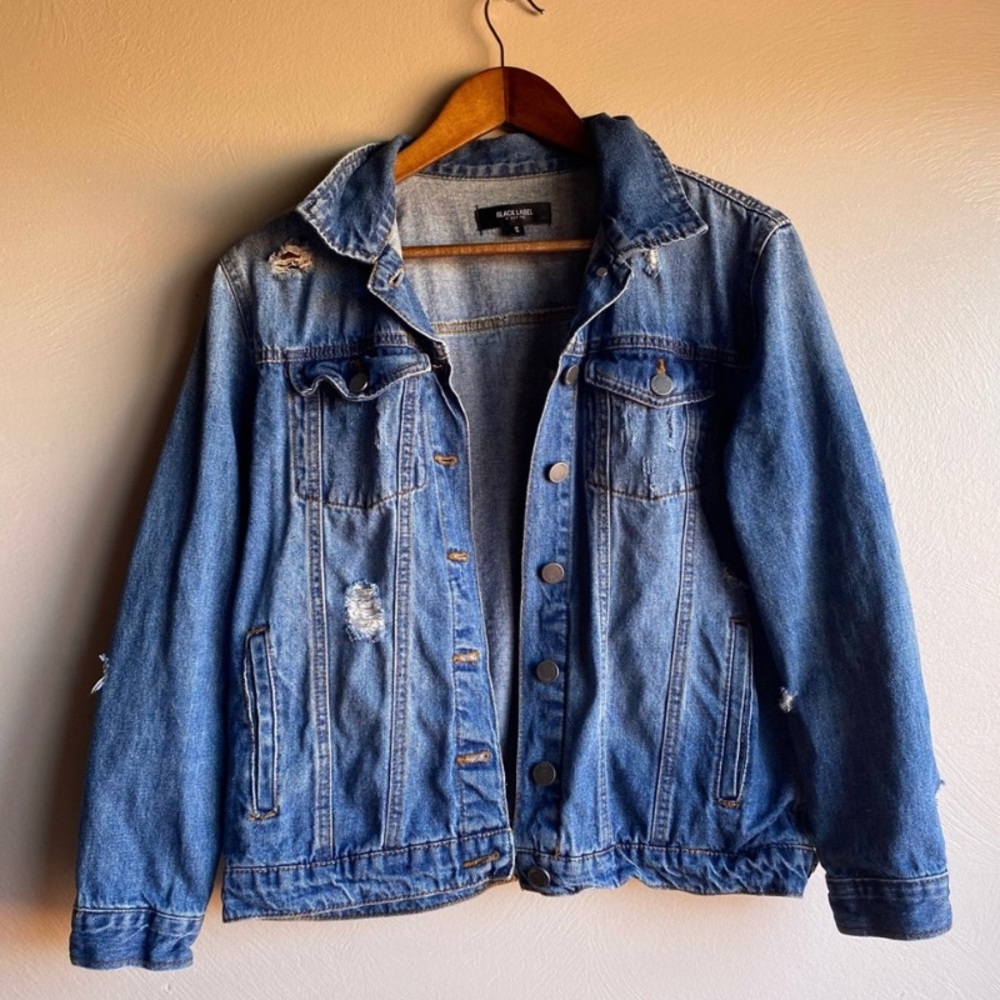 Distressed Jean Jacket